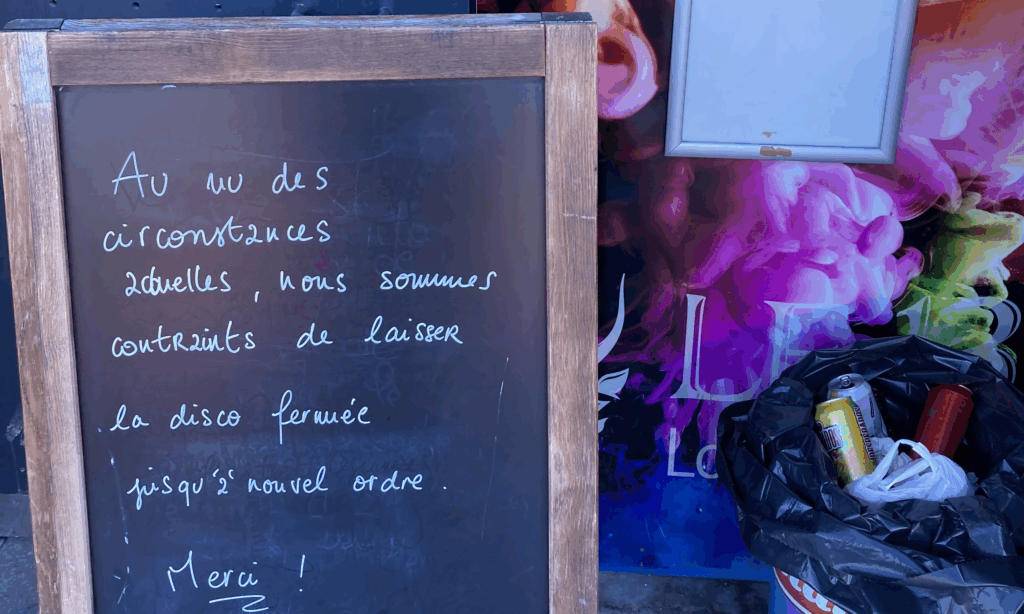 Vercorin Bar geschlossen