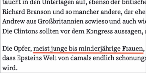 Es gibt keine «minderjährigen Frauen»
