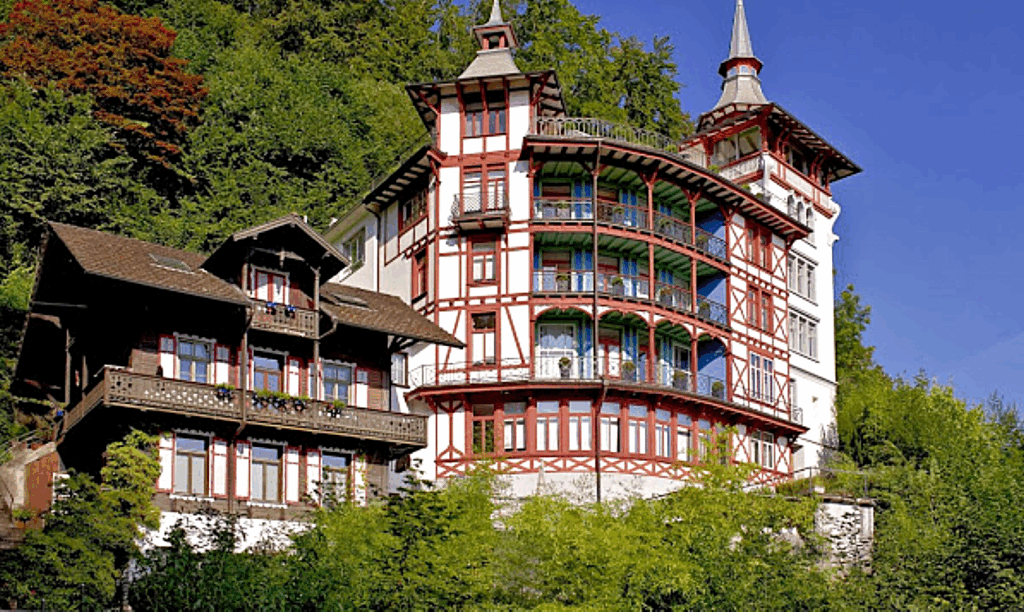 Schlössli_Schönegg,_Wilhelmshöhe,_Hauptgebäude_und_Chalet