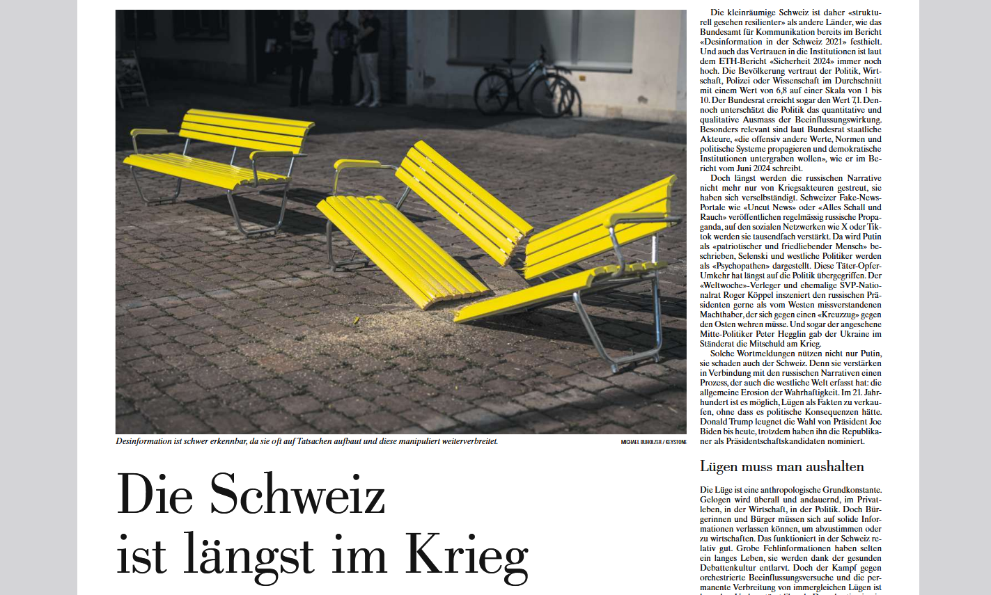 Der Presserat widerspricht seinen eigenen Richtlinien – infosperber