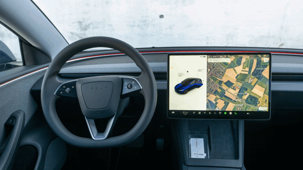 Tesla Touchscreen Cockpit