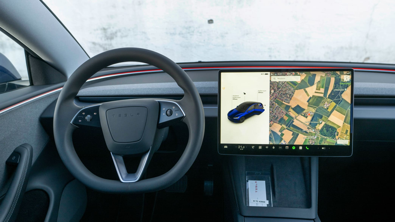 Tesla Touchscreen Cockpit