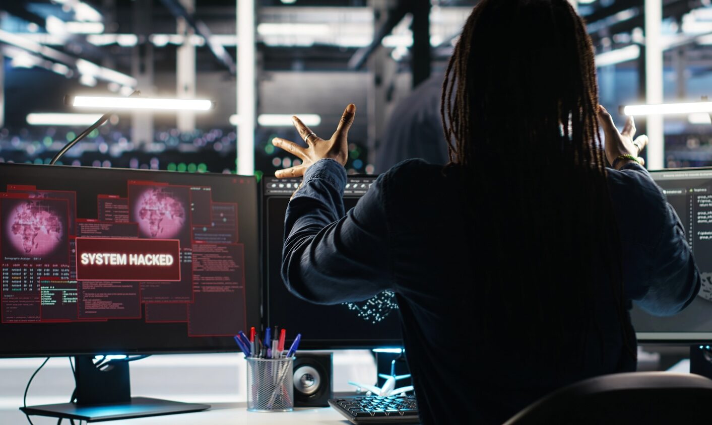 Panicked engineer in AI server facility reacts to hacking incident
