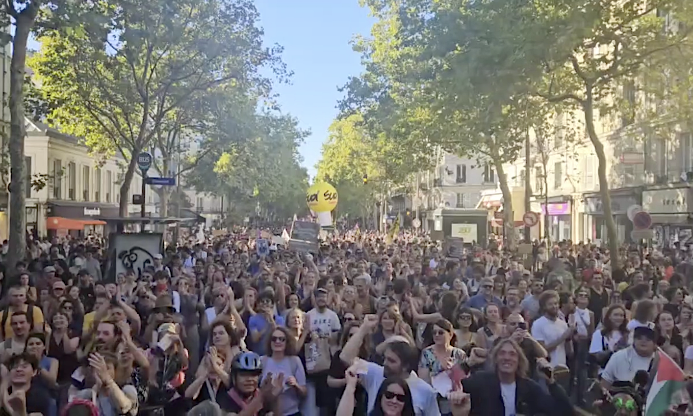 Grossdemo in Paris im September 2025 Besteuert die Reichen