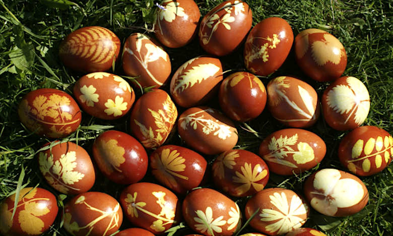 gefärbte Ostereier