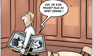 «Uff, wir hatten sowieso genug von diesem veganen Brei!»