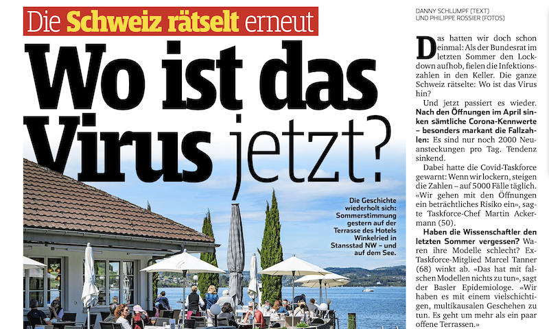 Sonntagsblick 9.5.2021