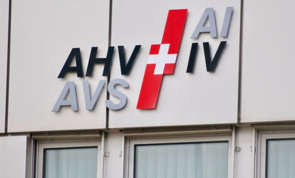 AHV AVS AI IV Swiss pension and invalidity sign