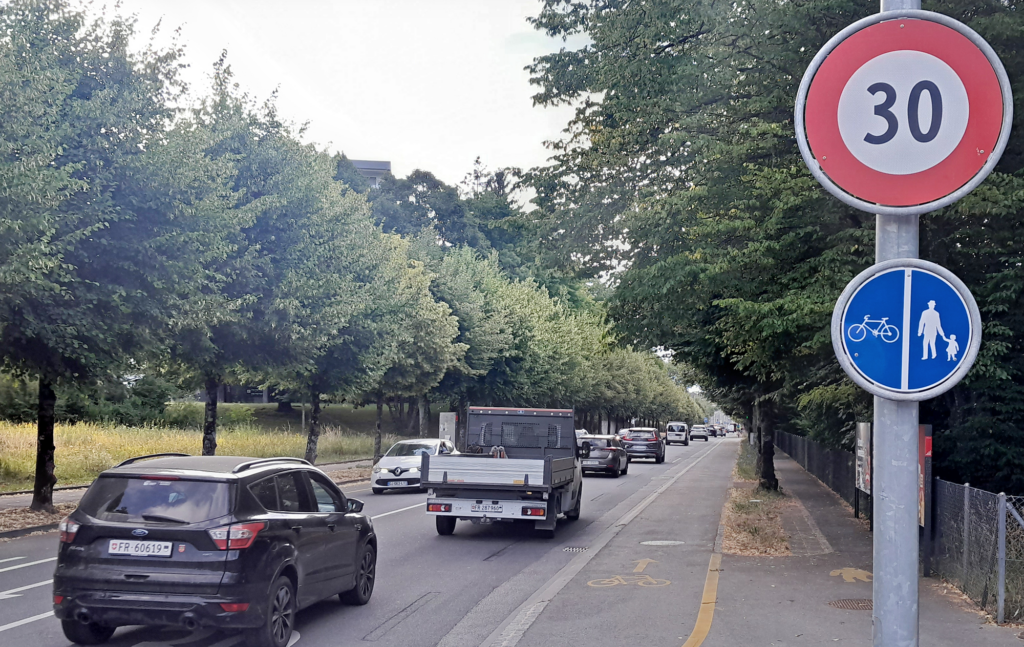 Tempo 30 Rte de Jura Freiburg