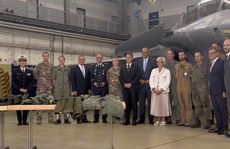 Macron und Merz Fliegerhorst Nörvenich