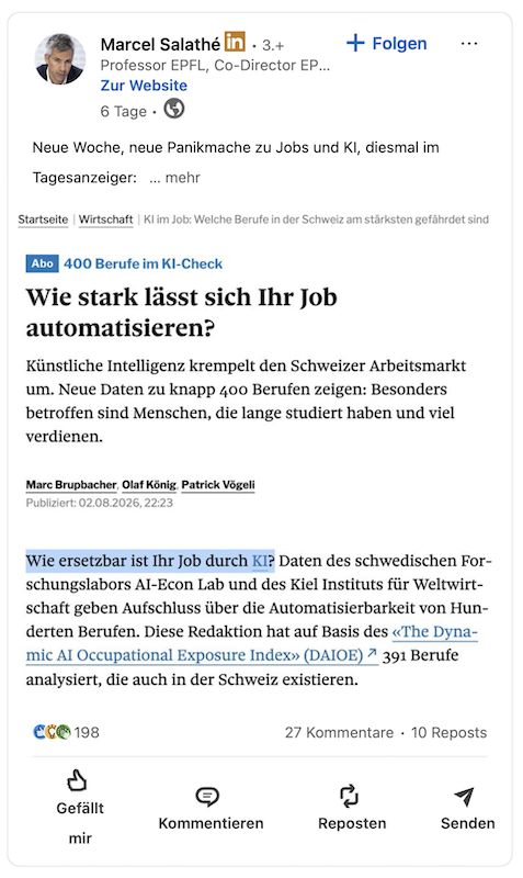 LinkedIn Salathé