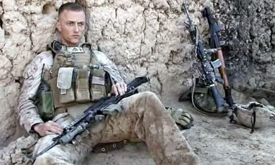 Marine-Soldat während der Schlacht um Marjah