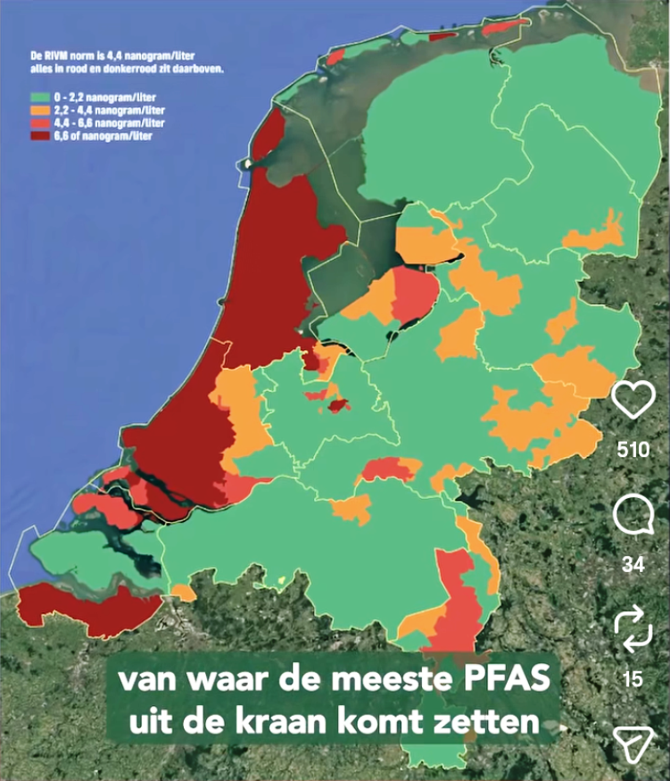 Greenpeace Karte PFAS NL