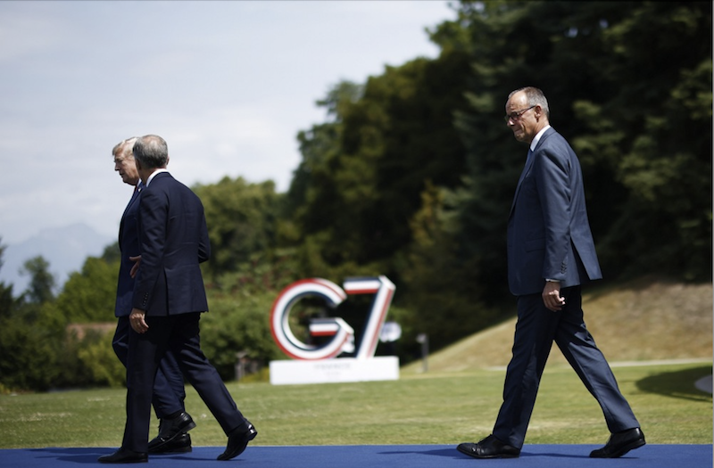 Trump, Carney, Merz